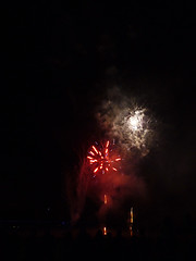 Image showing Fireworks In Barkingside Recreation Ground