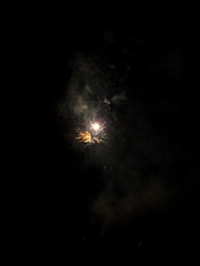 Image showing Fireworks In Barkingside Recreation Ground