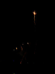 Image showing Fireworks In Barkingside Recreation Ground