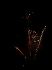 Image showing Fireworks In Barkingside Recreation Ground