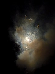 Image showing Fireworks In Barkingside Recreation Ground 