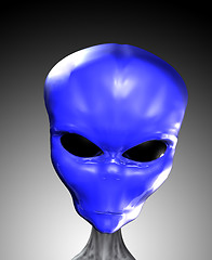 Image showing Blue Alien