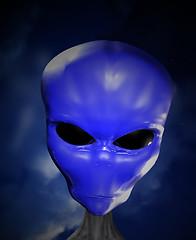 Image showing Blue Alien