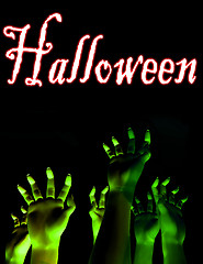 Image showing Halloween Hands