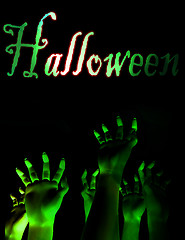Image showing Halloween Hands