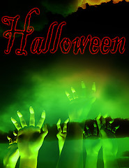 Image showing Halloween Hands