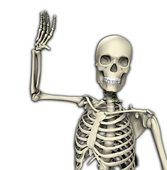 Image showing Skeleton Waving