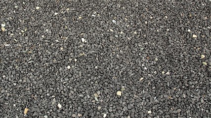 Image showing Black gravel