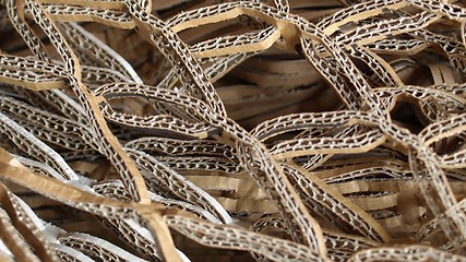 Image showing Corrugated cardboard