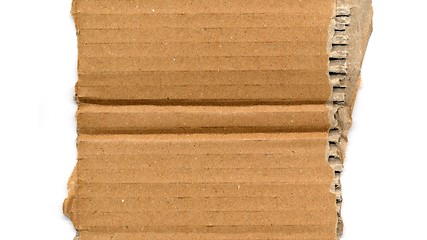 Image showing Corrugated cardboard