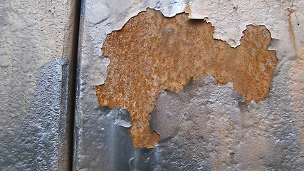 Image showing Rusted steel