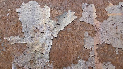 Image showing Rusted steel