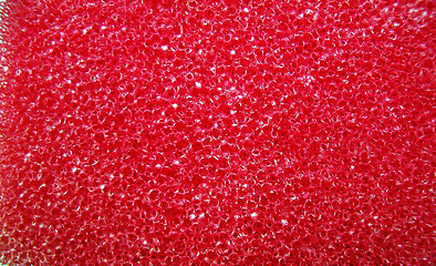 Image showing Red spongy background