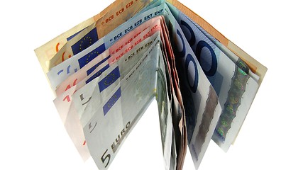 Image showing Euro notes