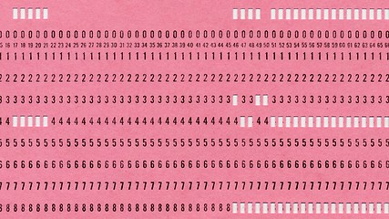 Image showing Punched card