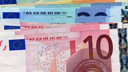 Image showing Euro notes