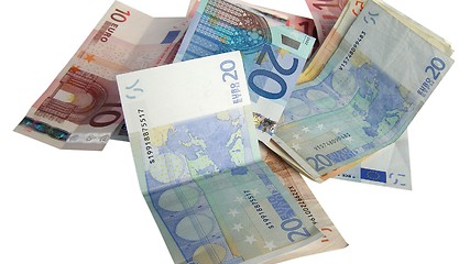 Image showing Euro notes