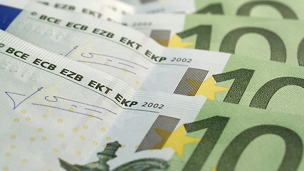 Image showing Euro notes