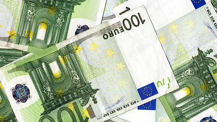 Image showing Euro notes