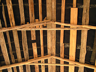 Image showing Roof from inside