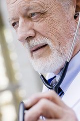 Image showing Doctor With Stethoscope