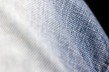 Image showing Close up on Blue Jeans