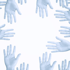 Image showing Hands on white.