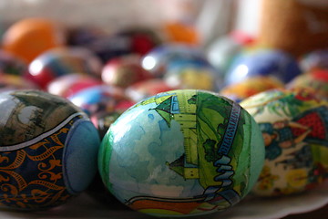 Image showing Easter eggs