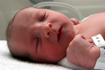 Image showing New born baby