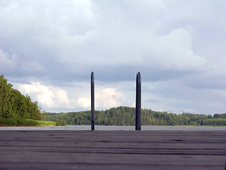Image showing Bridge at water