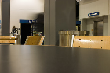 Image showing Table, People and the Airport Life