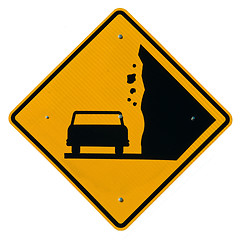 Image showing Falling Rocks