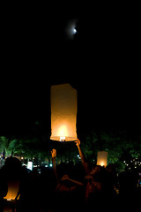 Image showing Loy Krathong festival