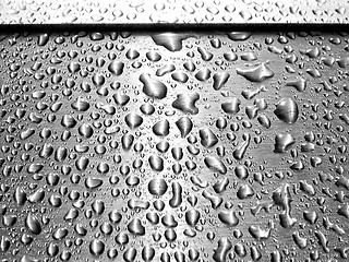 Image showing Water on Metal