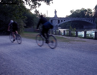 Image showing Riding In The Evening