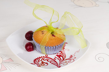 Image showing Prepering cup-cakes