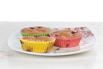 Image showing Prepering cup-cakes