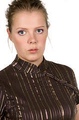 Image showing Closeup Portrait Of Woman