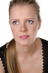 Image showing Closeup Portrait Of Woman