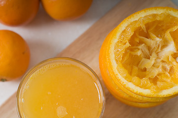 Image showing Fresh orange juice