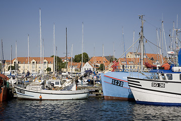 Image showing Harbour of Faaborg