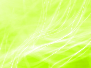 Image showing Abstract green vortex background