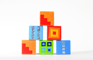 Image showing wooden blocks