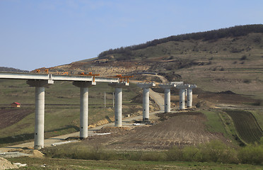 Image showing Road construction site