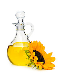 Image showing Sunflower oil bottle