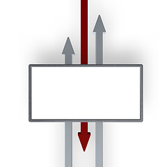 Image showing blank sign