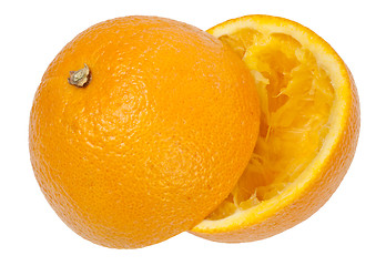 Image showing Squashed orange