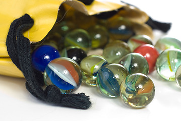 Image showing Bag of Marbles