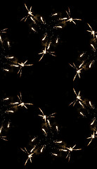 Image showing Fireworks Seamless Pattern
