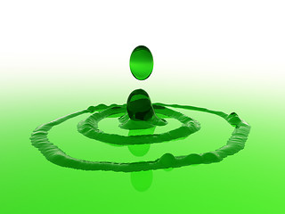 Image showing Green Splash